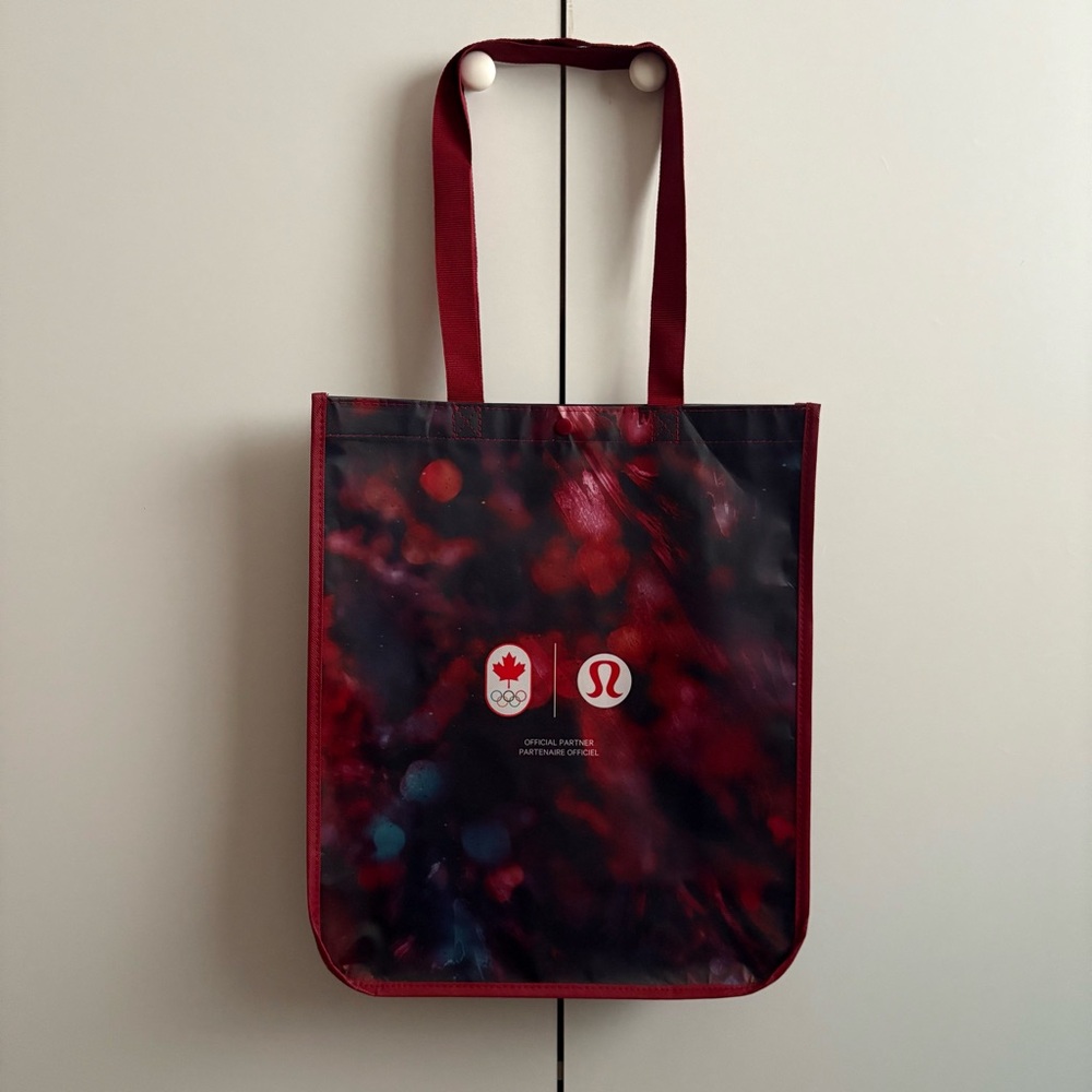 Lululemon Team Canada Olympic Large Reusable Tote Bag